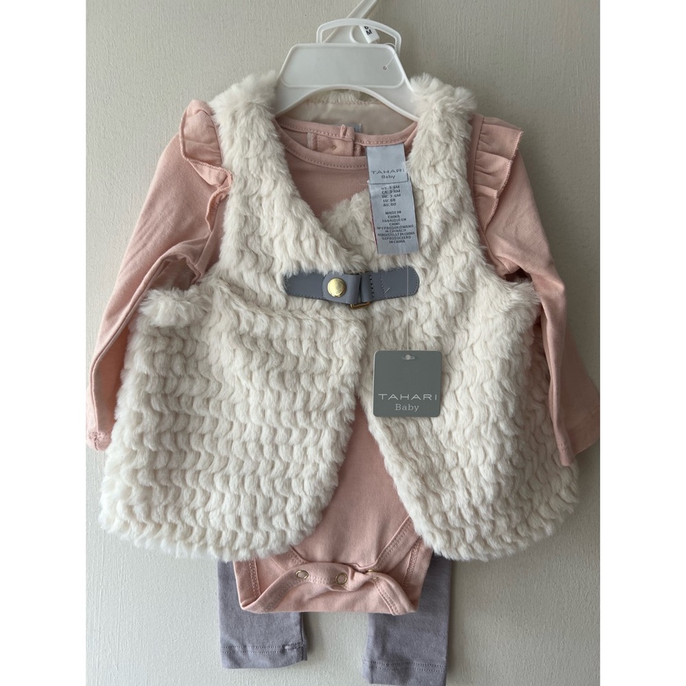 Tahari Baby - 3/6m 3piece set